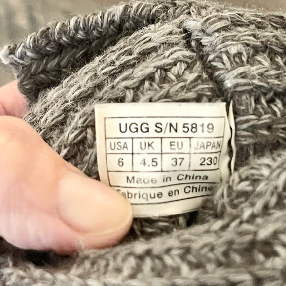 UGG taupe knit button boots! - Picture 12 of 12
